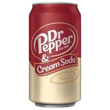 Dr. Pepper Cream Soda 355ml 12шт/ящ USA