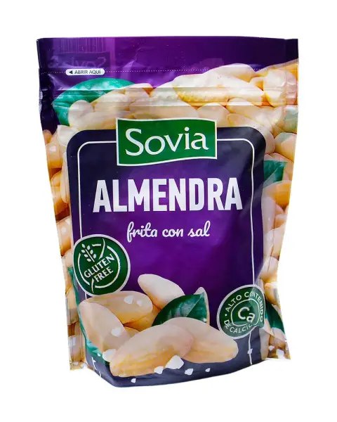 Мигдаль Sovia Almendra смажений солений 200 г, 20  шт/ящ