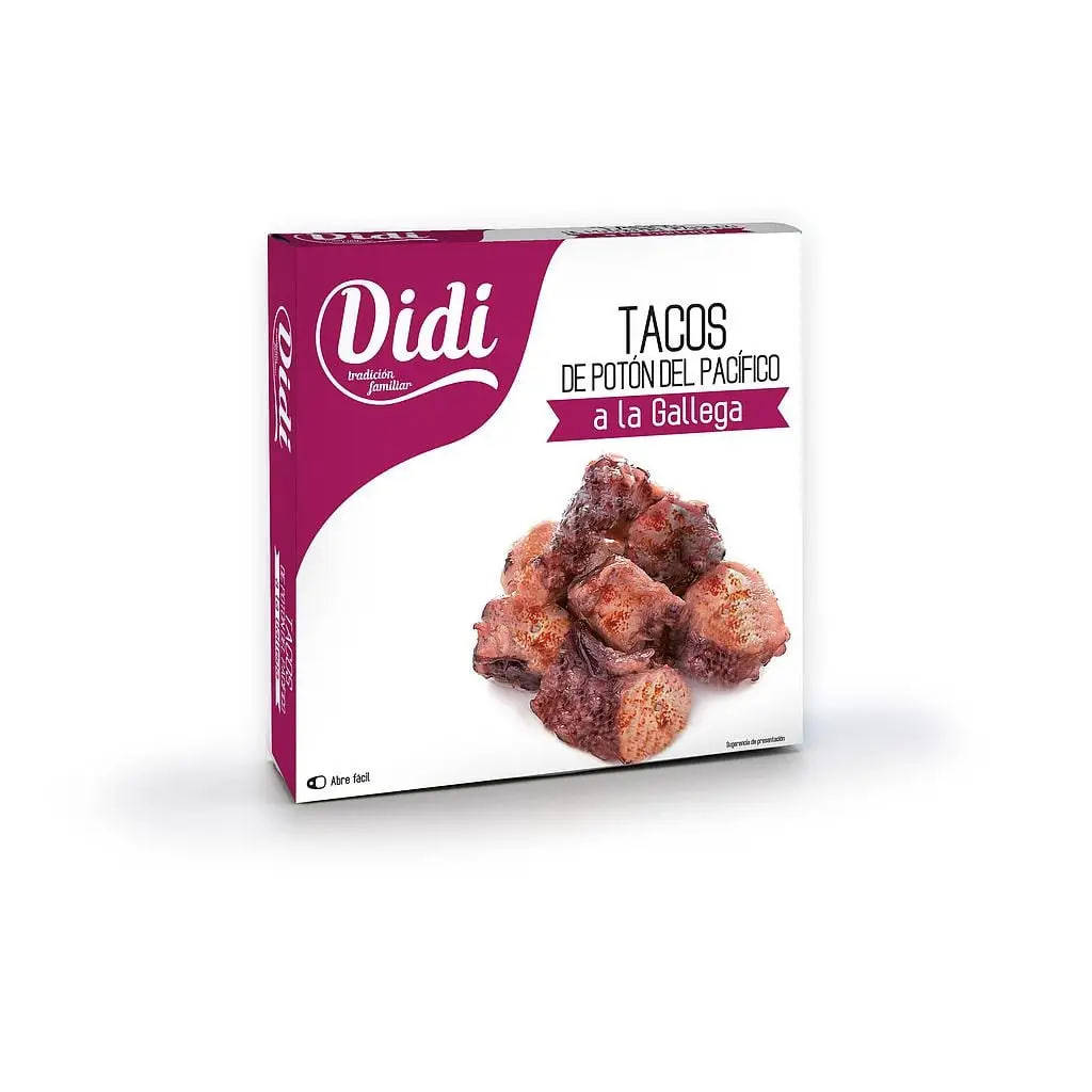 Восьминіг DIDI Tacos a la Gallega в соусі Гайега 266 г, 24 шт/ящ