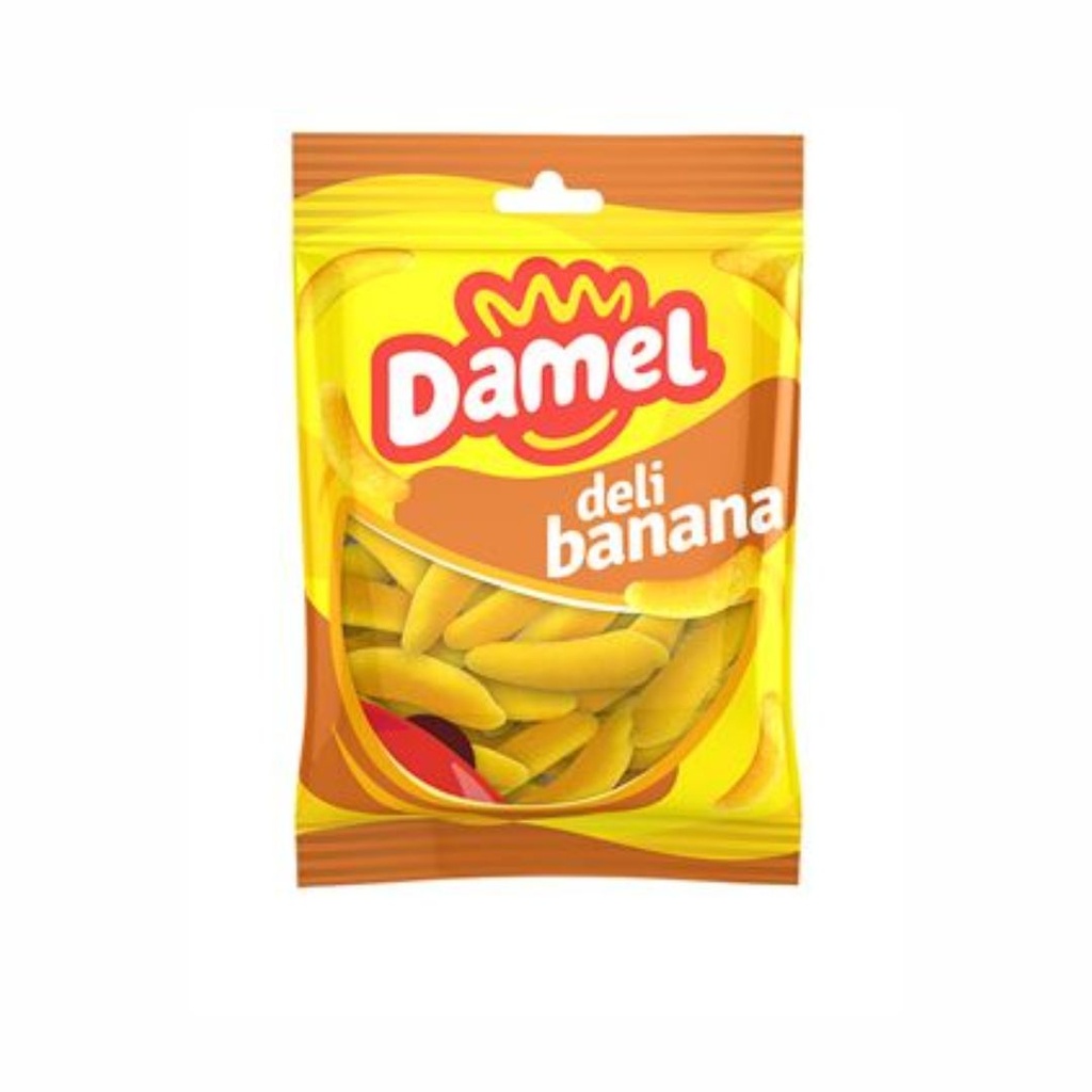 Жуйки Damel 80 г Bananas банани, 18шт/ящ