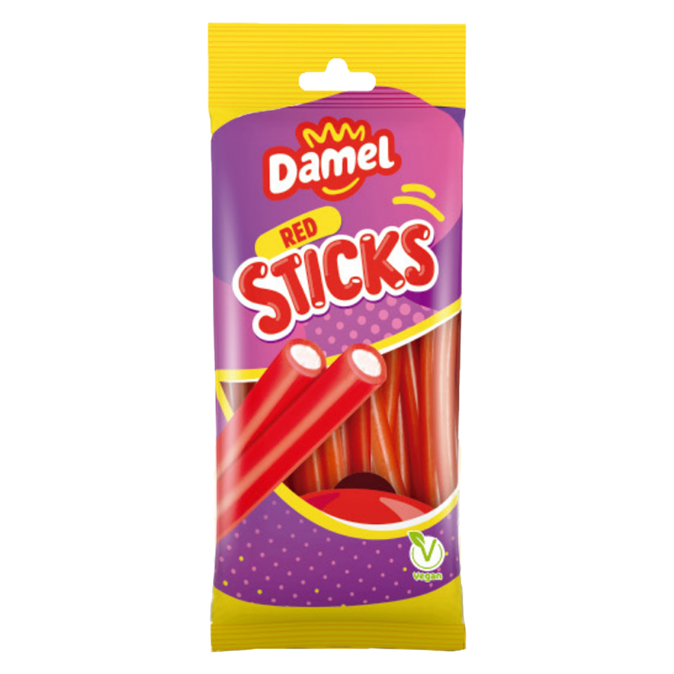 Жуйки Damel 90 г Red Sticks, 13шт/ящ