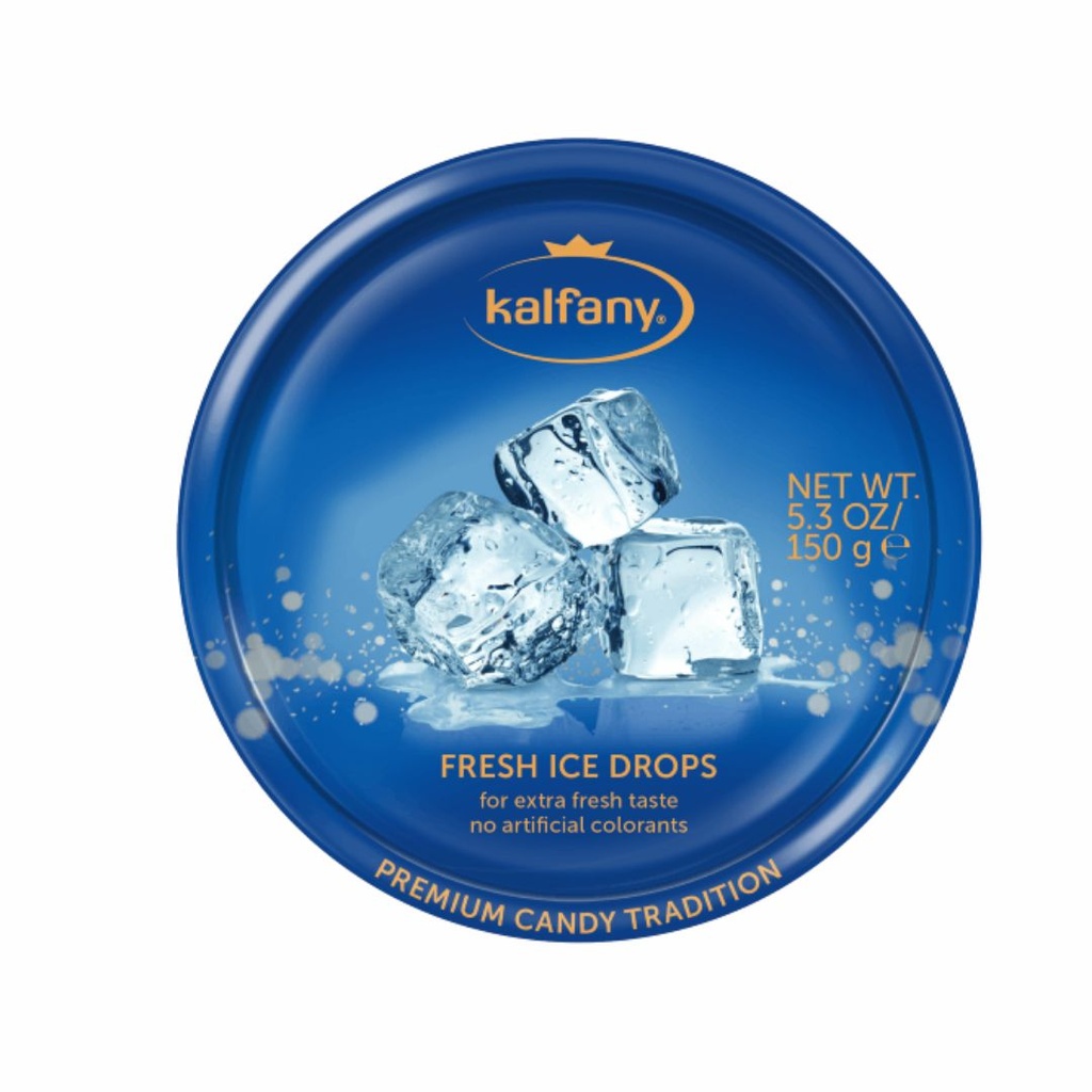 Льодяники Kalfany Fresh Ice освіжаючі 150г, 10 шт/ящ