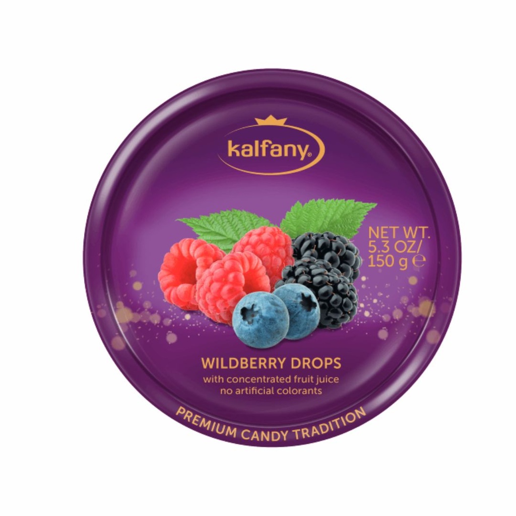 Льодяники Kalfany Wildberry Candies лісові ягоди
150г, 10 шт/ящ