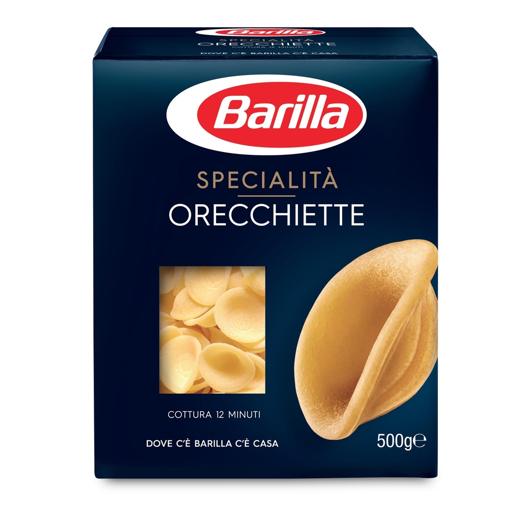 Макарони BARILLA ORECCHIETTE без яйця, 500г, 12шт/ящ