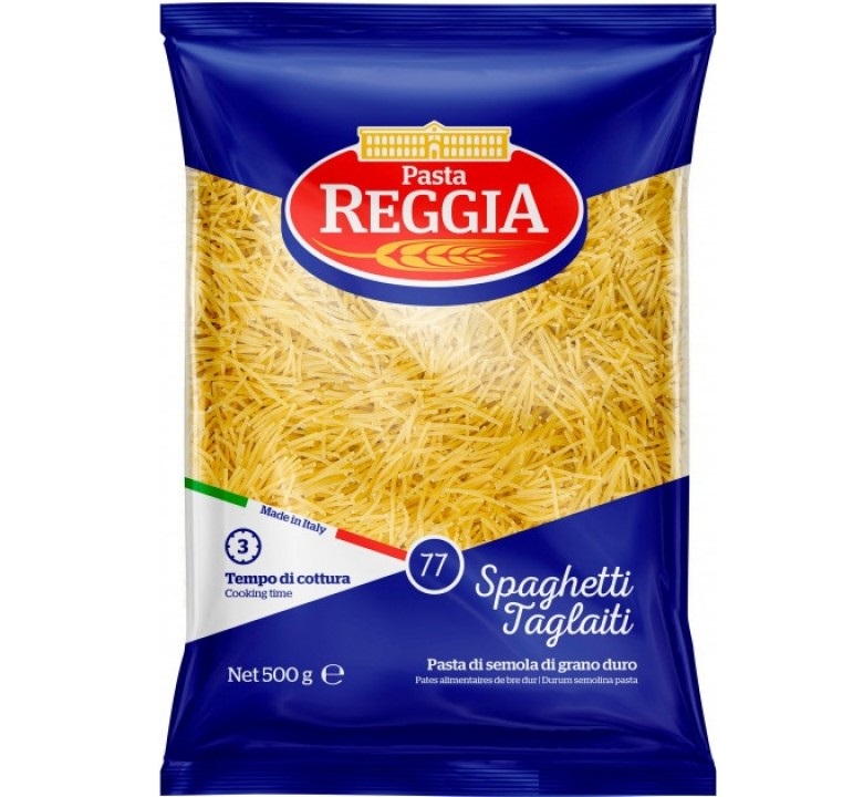 Макарони Reggia #77 Spaghetti Tagliati 500г 24шт/ящ