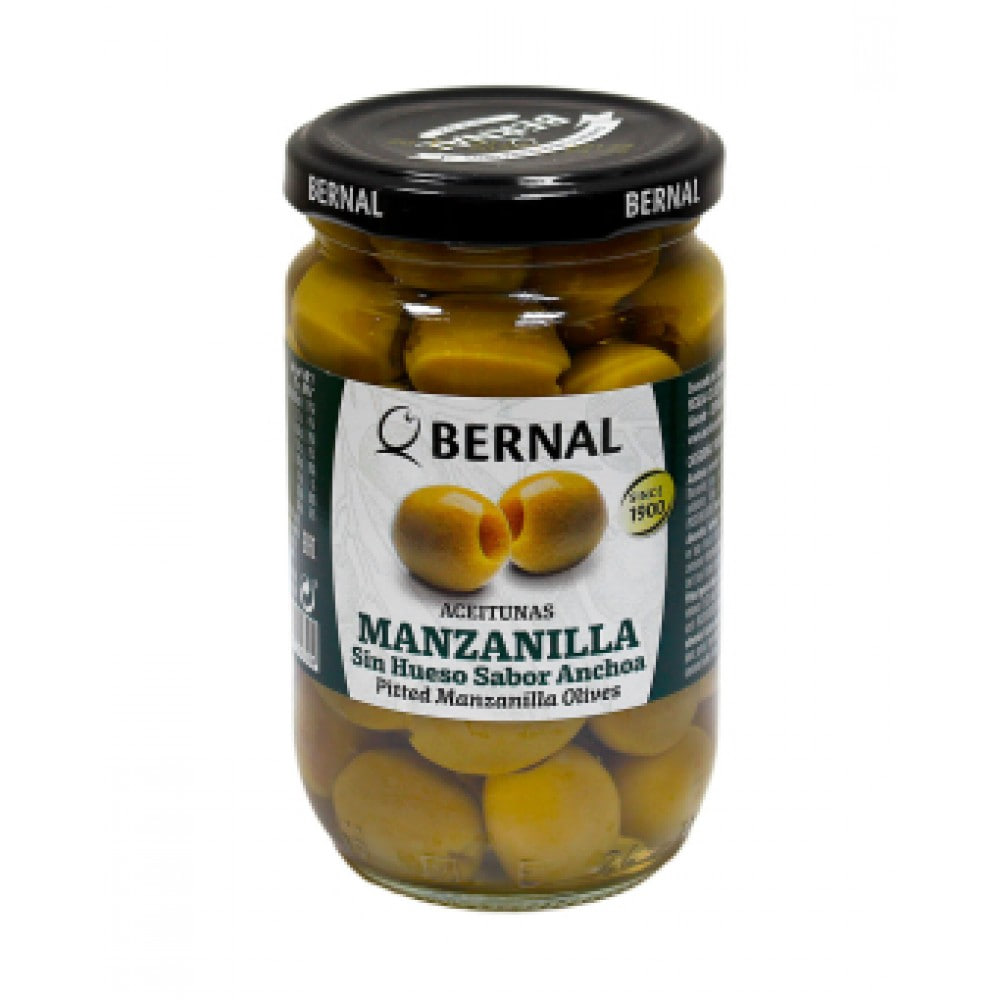 Оливки Bernal Manzanilla з кісточкою 300 г,(суха вага 180 г) 12 шт/ящ, шт