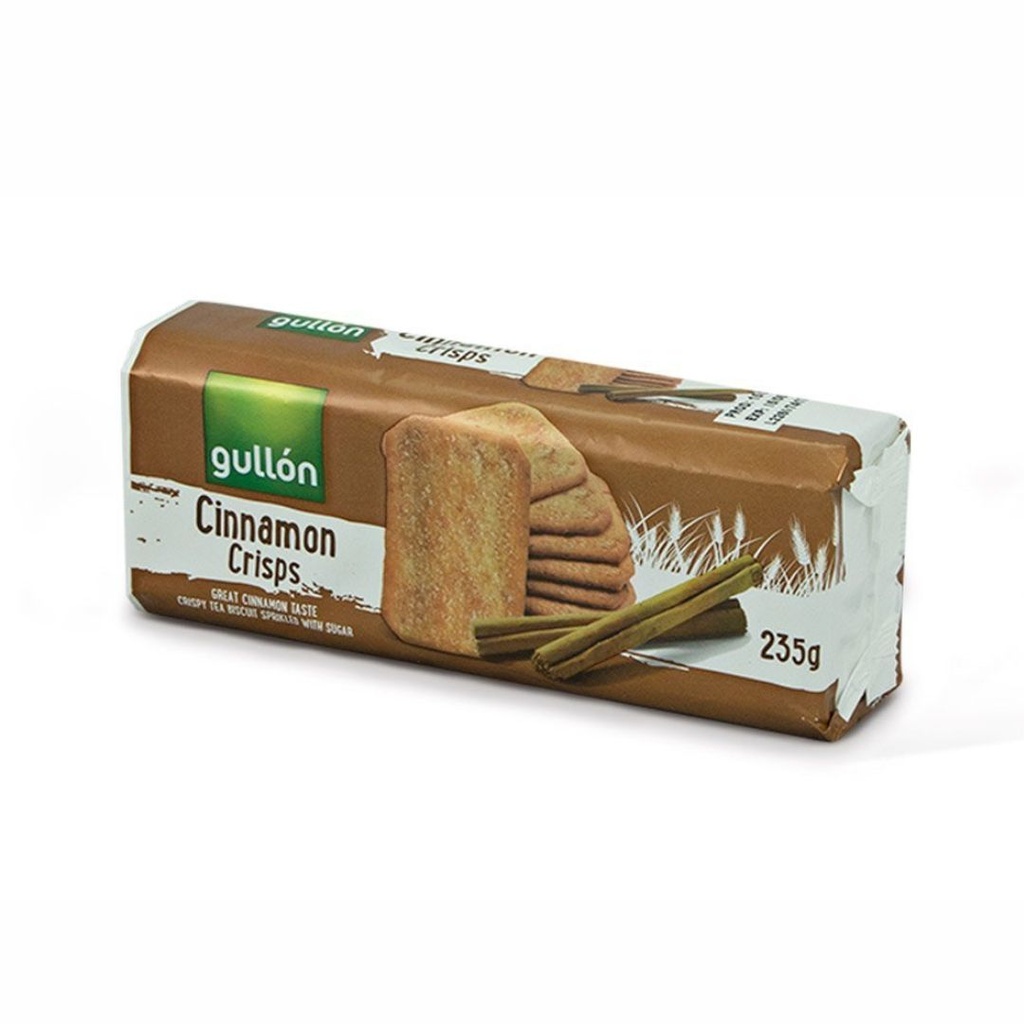 Печиво GULLON Cinnamon crisps, з корицею, 235г, 15шт/ящ