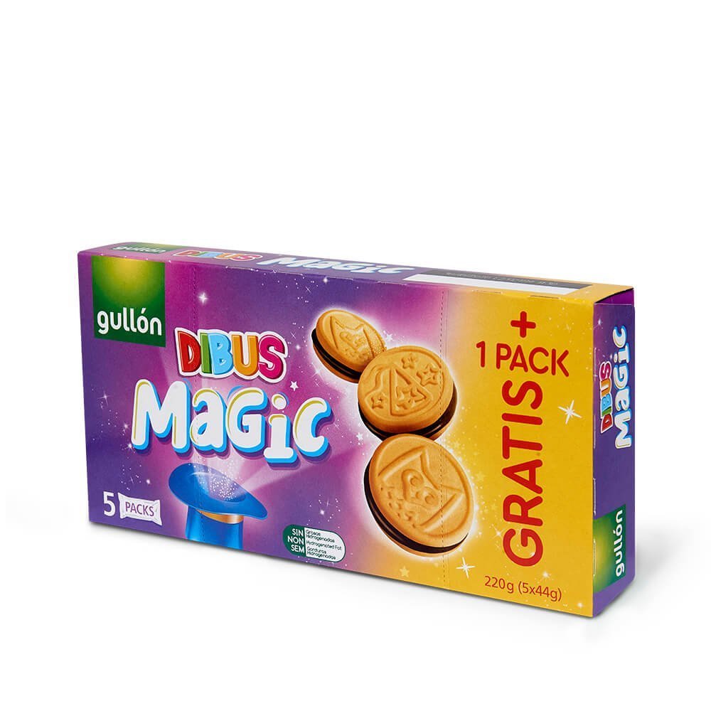 Печиво GULLON Hookies Magic, 220г, 10шт/ящ