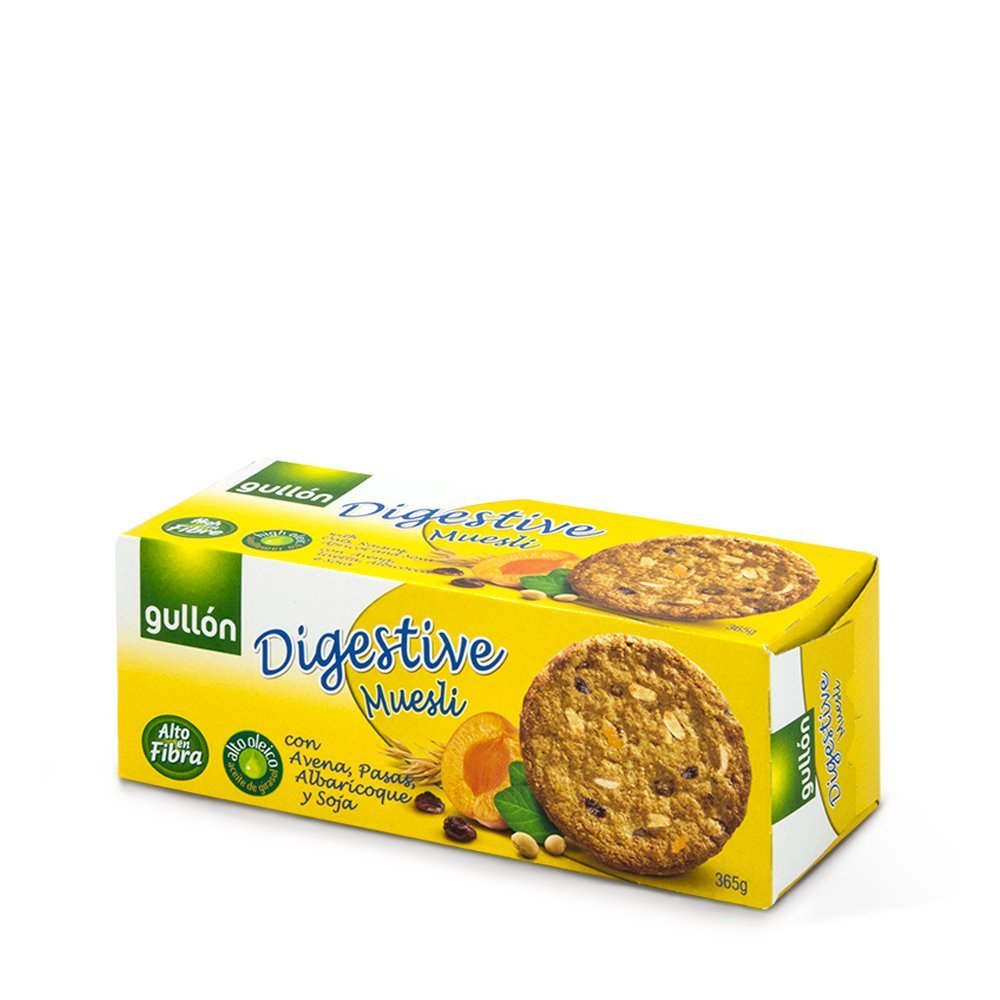 Печиво GULLON Digestive Muesli 365г, 15 шт/ящ