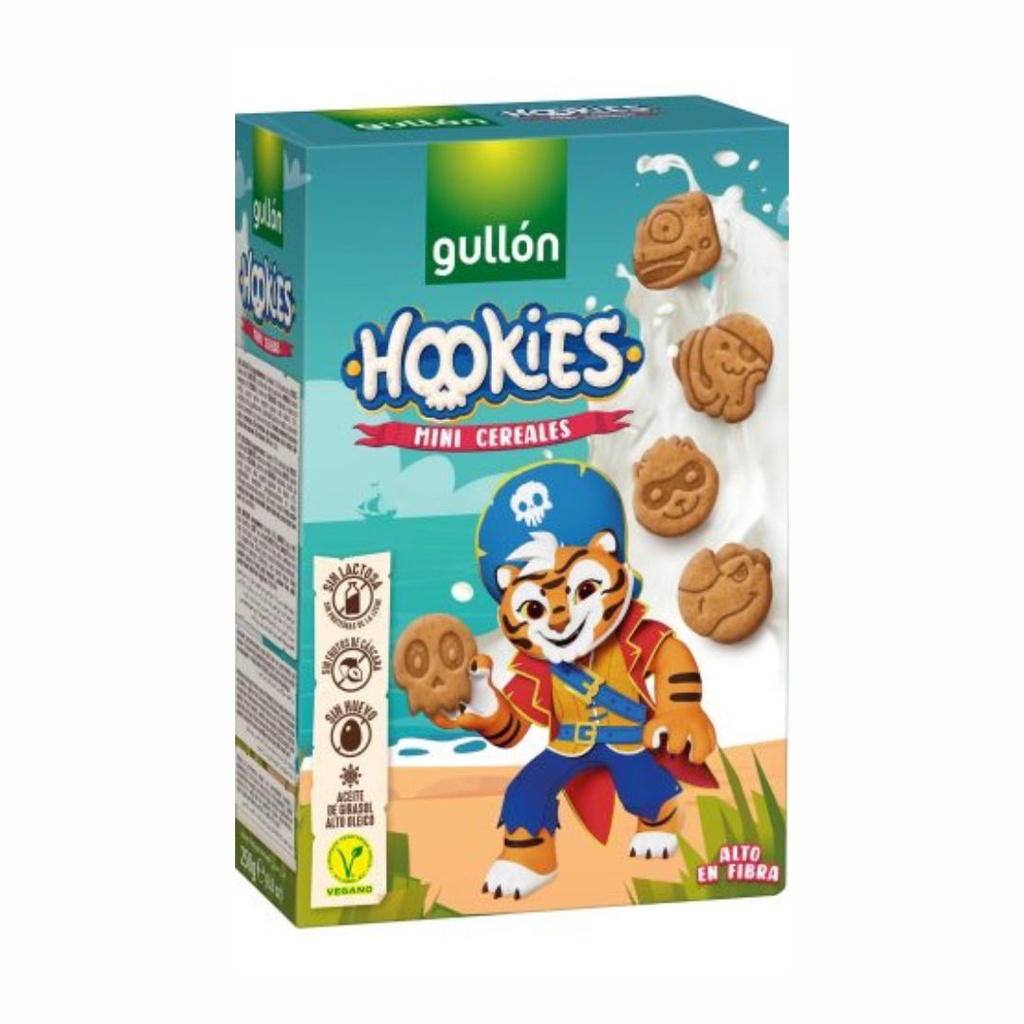 Печиво GULLON Hookies Mini cereales, 250г, 12шт/ящ