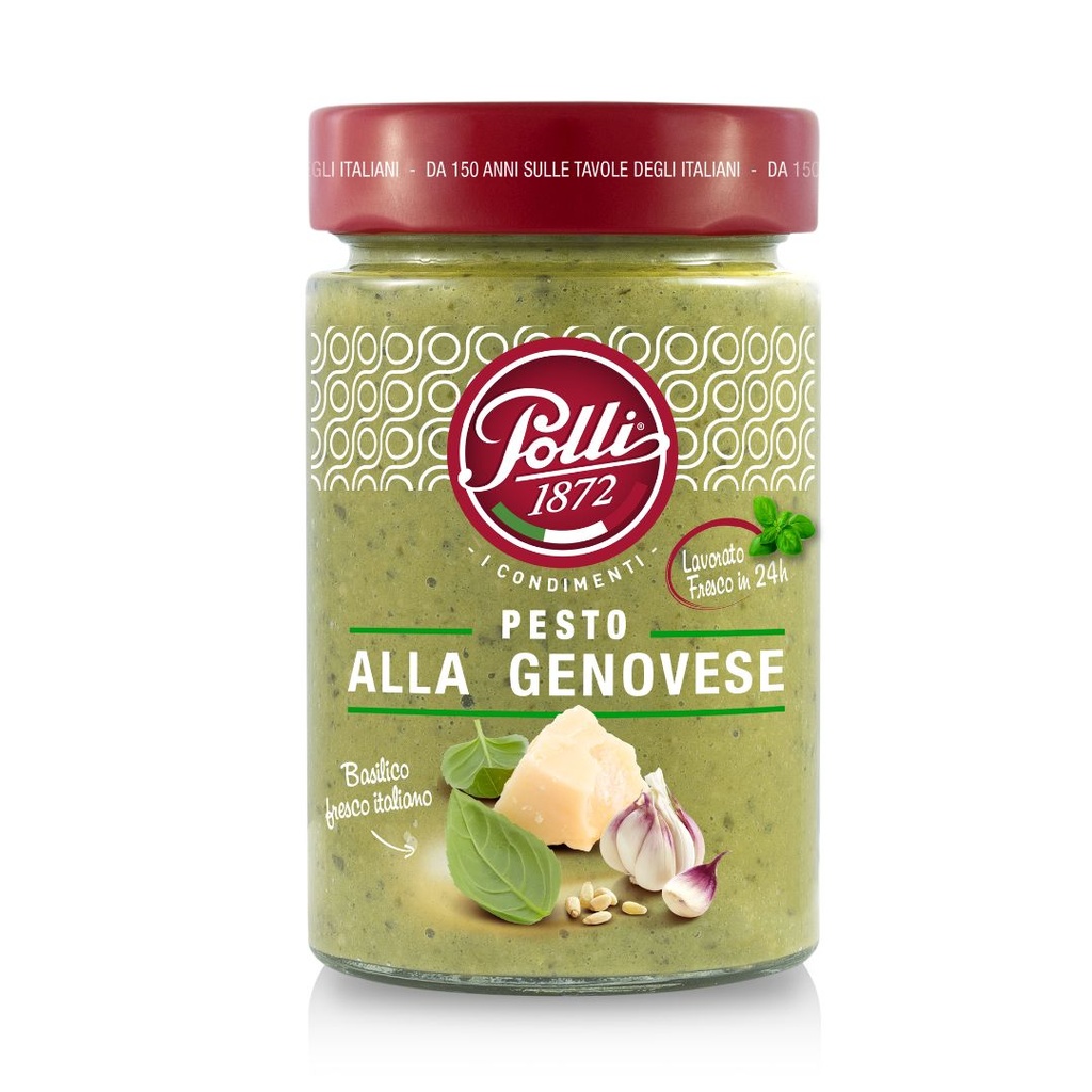 Соус Pesto POLLI alla genovese, 190г, 12шт/ящ