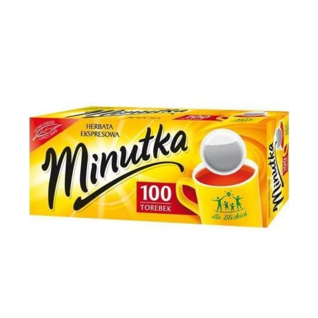 Чай чорний Minutka в пакетиках, 140г (100пак.), 5шт/ящ