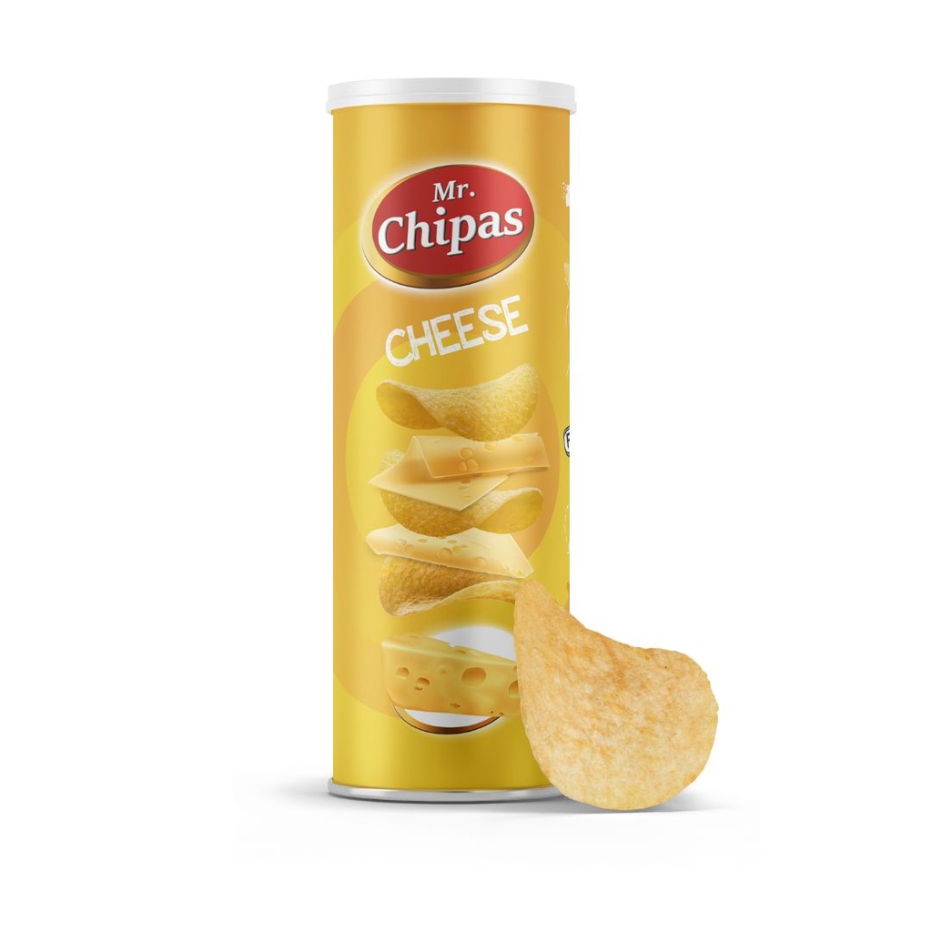 Чіпси Mr. Chipas Cheese, cир, тубус 160г, 24 шт/ящ