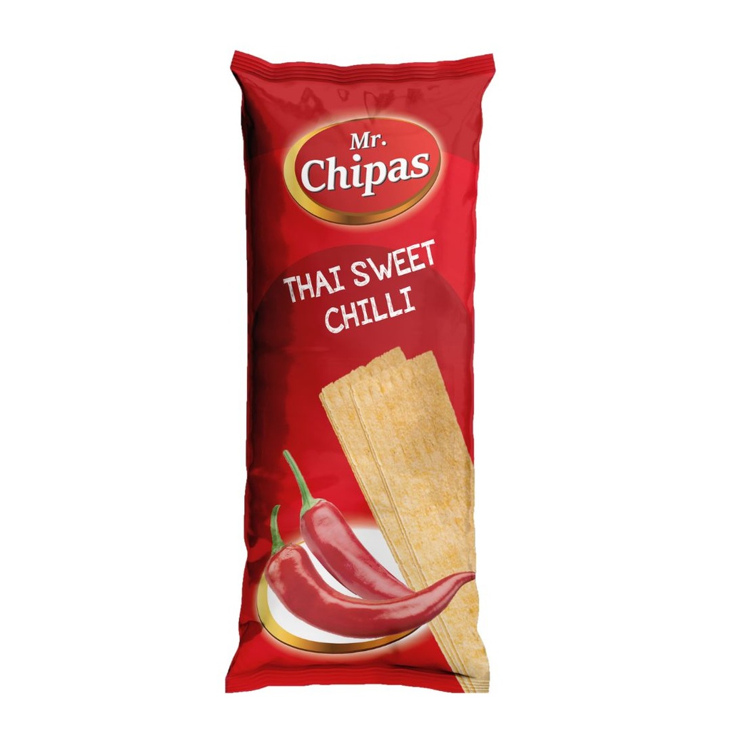 Чіпси Mr. Chipas Thai Sweet Chili, тайський солодкий чилі, 75г, 20 шт/ящ