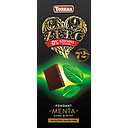 70 шоколад Torras Zero чорний з м'ятою без цукру 100 г, 12 шт/ящ, шт