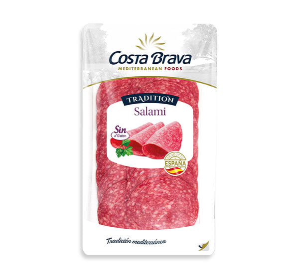 Салямі Costa Brava Salami Espanol 100 г,(нарізка) 20 шт/ящ, шт