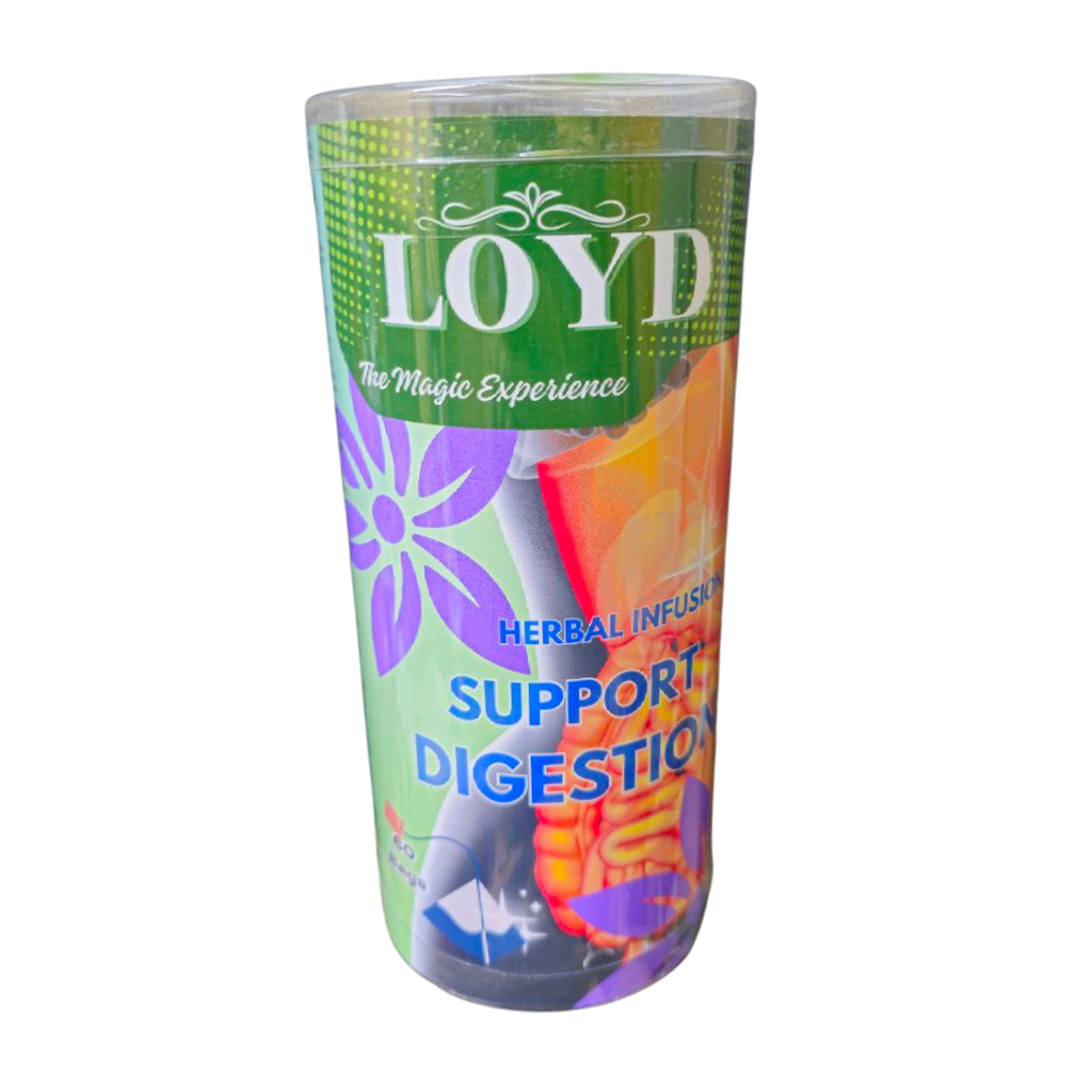 Чай трав'яний, Тубус LOYD SUPPORT DIGESTION (60 пірамідок)