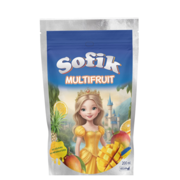 Напій соковий безалкогольний негазований Sofik "MULTIFRUIT" зі смаком манго,200мл,10шт/ящ