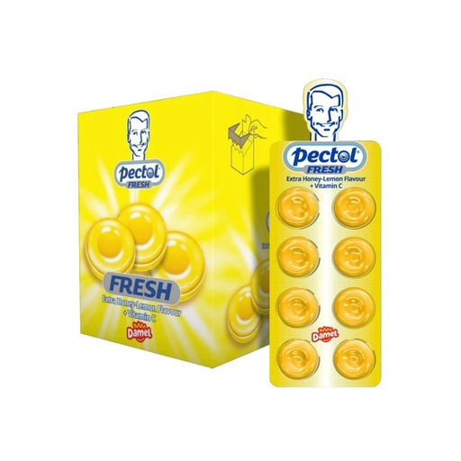 Льодяники Damel Pectol Lemon блістер - 20 г 24шт/уп. (432шт/ящ)