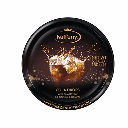 Льодяники Kalfany Cola Candies кола 150г, 10 шт/ящ