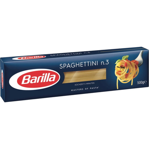 Макарони BARILLA 3 SPAGHETTINI, 500г, 24шт/ящ