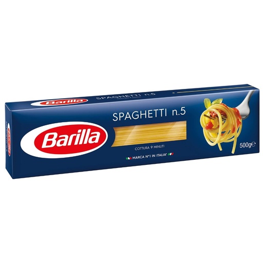 Макарони BARILLA 5 SPAGHETTI 500г, 24шт/ящ