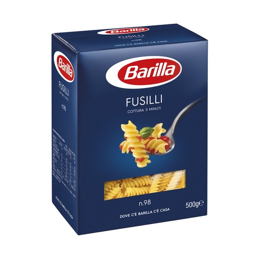 Макарони BARILLA 98 FUSILLI спіраль, 500г, 12шт/ящ