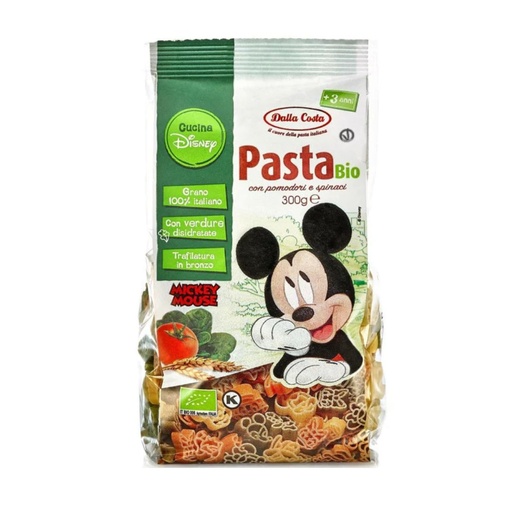 Макарони DALLA COSTA Disney BIO Mickey 300г 12шт/ящ