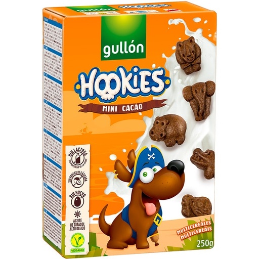 Печиво GULLON Hookies Mini Cacao, 250г, 12шт/ящ