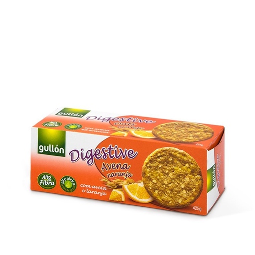 Печиво GULLON Digestive вівсяне з апельсином, 425г, 15шт/ящ