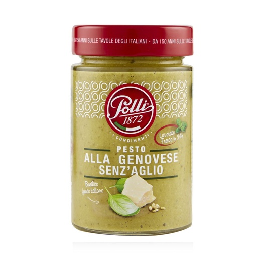 Соус Pesto POLLI senz'aglio, 190г, 12шт/ящ