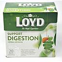 Чай трав'яний LOYD SUPPORT DIGESTION, 40г (20 пірамідок), 10шт/уп