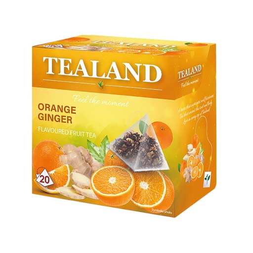 Чай фруктовий TEALAND ORANGE-GINGER апельсин-імбир в пірамідках 10 шт/ящ