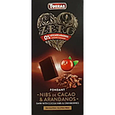 72 шоколад Torras Zero чорний з какао і журавлиною без цукру 125 г, 12 шт/ящ, шт