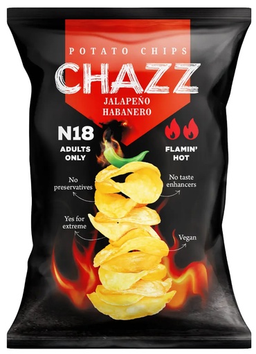 Чіпси Chazz Jalapeno Habanero 90g