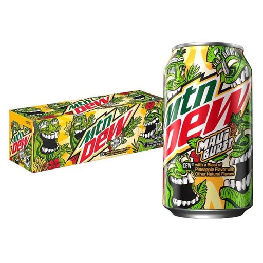 Напій газований Mountain Dew Maui Burst 355ml 12шт/ящ