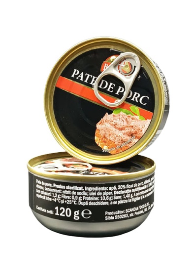 Паштет свинний Baroni Pate de Porc 120г 48шт/ящ