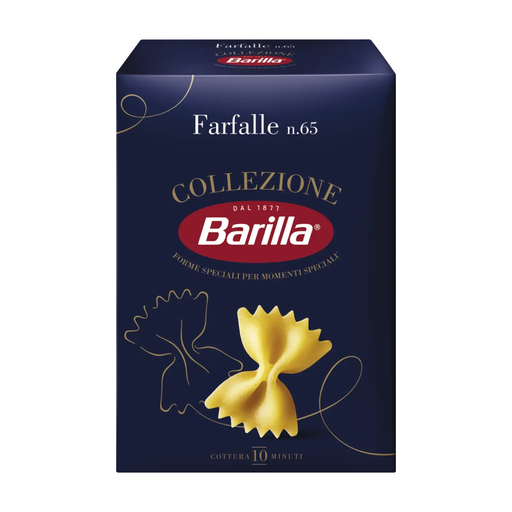 Макарони BARILLA FARFALLE COLLEZIONE бантики, 500г, 12шт/ящ