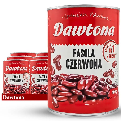 Квасоля червона DAWTONA 400г. 6шт/ящ