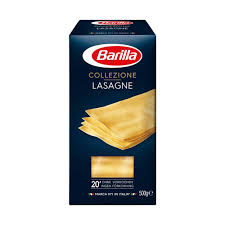 Макарони BARILLA LASAGNE без яйця, 500г, 15 шт/ящ