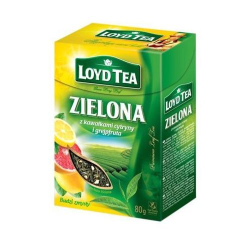 Loyd zielona z kawalkami cytryny 80g