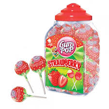 Gum pop Strawberry На паличці 100шт (4)