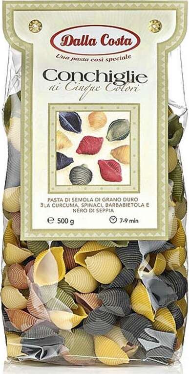 Conchiglie ai cinque colori 250g Dalla Costa