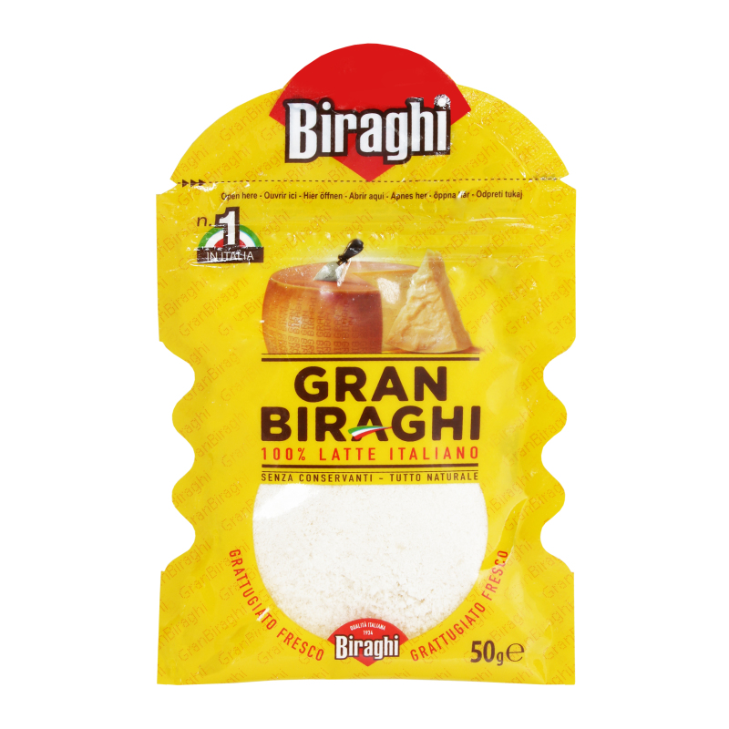 Сир Gran Biraghi 100г, тертий, 24шт/ящ