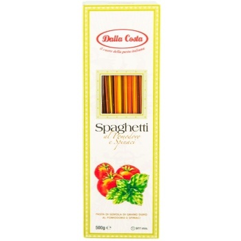 Spaghetti tricolor 500g Dalla costa