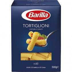 Макарони BARILLA 83 TORTIGLIONI труби, 500г, 12шт/ящ 