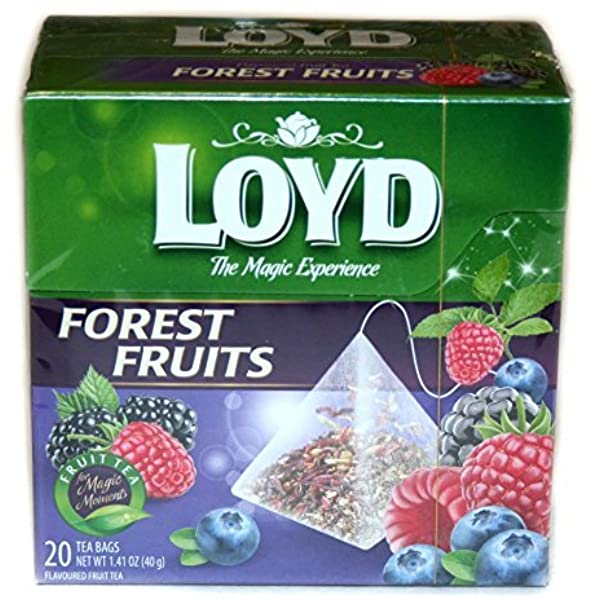 Чай  фруктовий LOYD FOREST FRUITS з лісовими ягодами, 40г (20 пірамідок), 10шт/ящ 